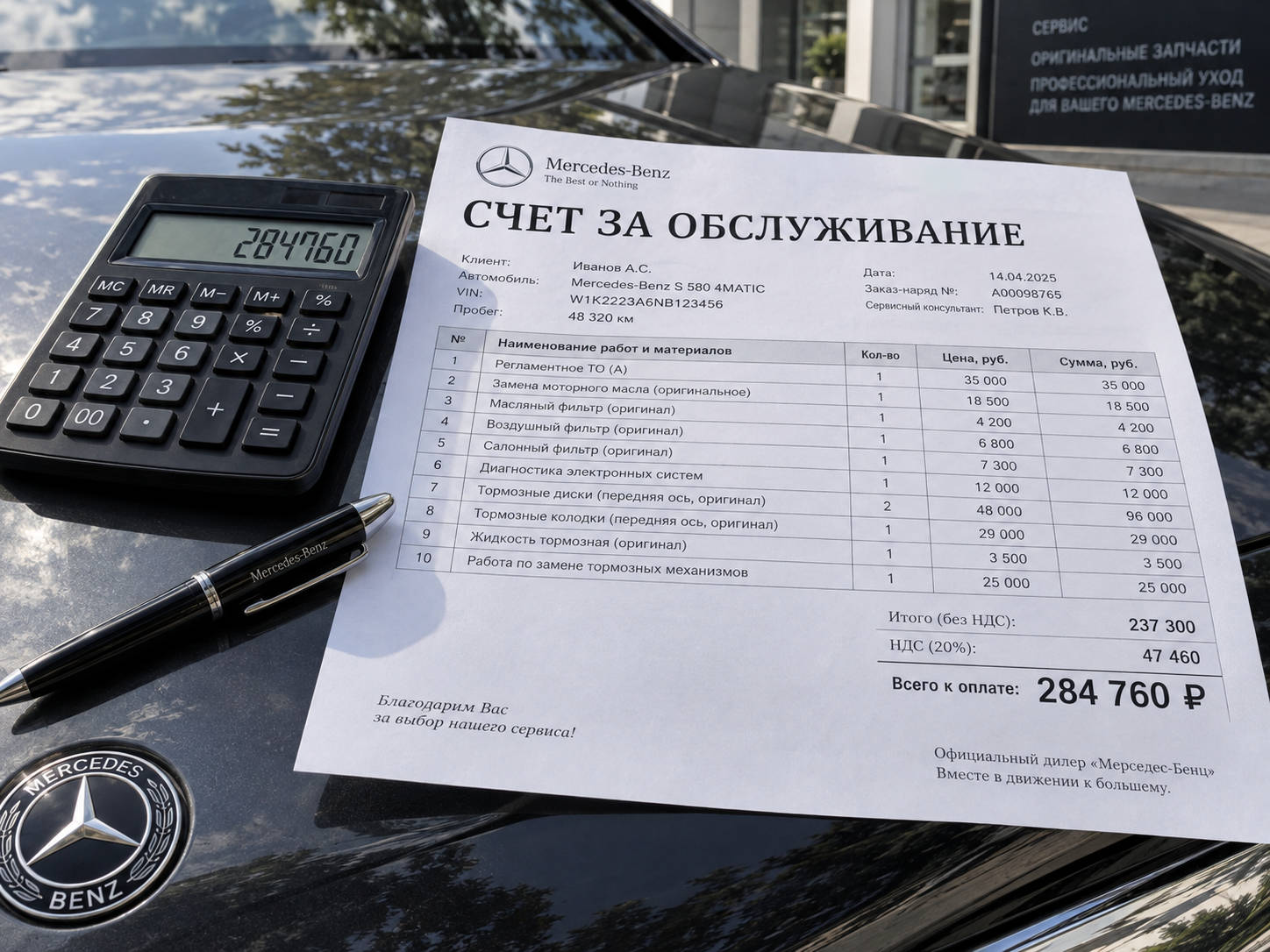 Почему техническое обслуживание у дилера стоит дороже