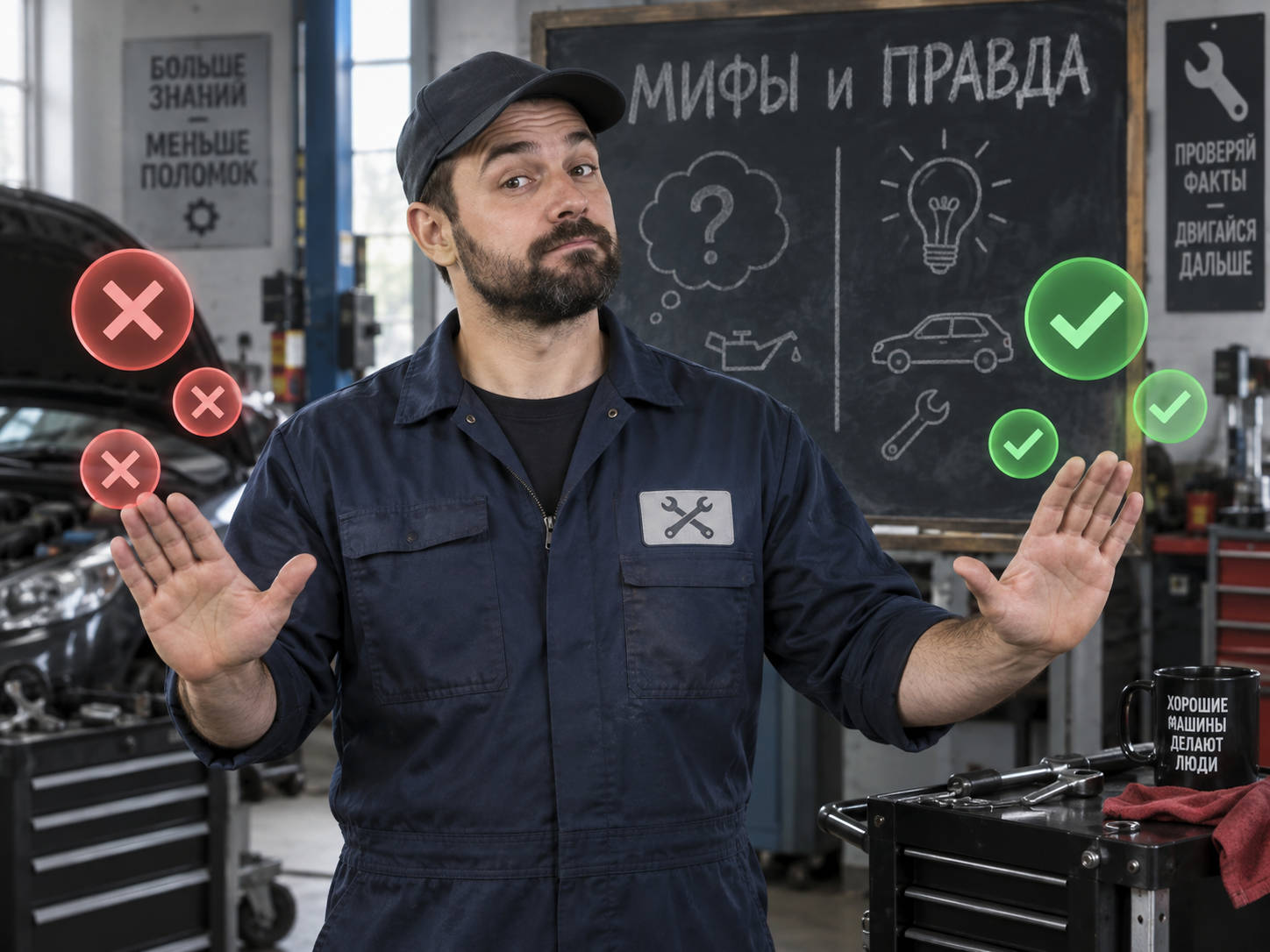 Типичные мифы о ТО не у дилера